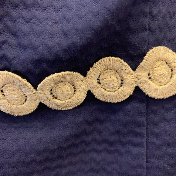 Lilly Pulitzer V-Neck Navy Jacquard Dress - Picture 5 of 8